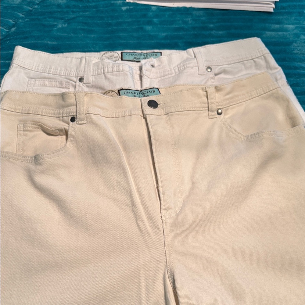 Charter Club women’s jeans. Size 16, two pairs